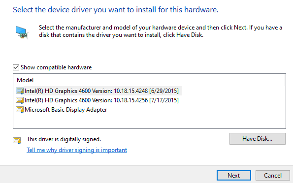 Pasang Adaptor Tampilan