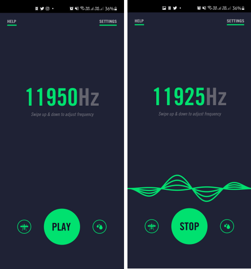 Sonic Sound Wave Generator untuk menghapus eater dari Android dan iPhone