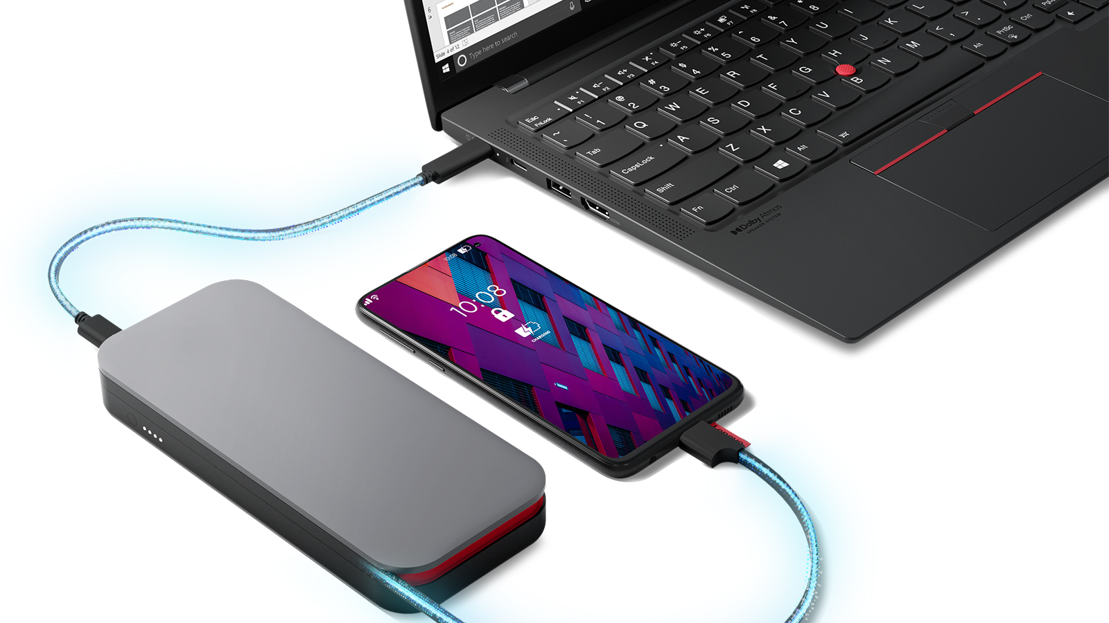 Lenovo Go Wireless Split Keyboard, Mouse Vertikal Nirkabel, dan Keypad Numerik Nirkabel