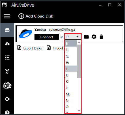 Surat Disk AirLiveDrive