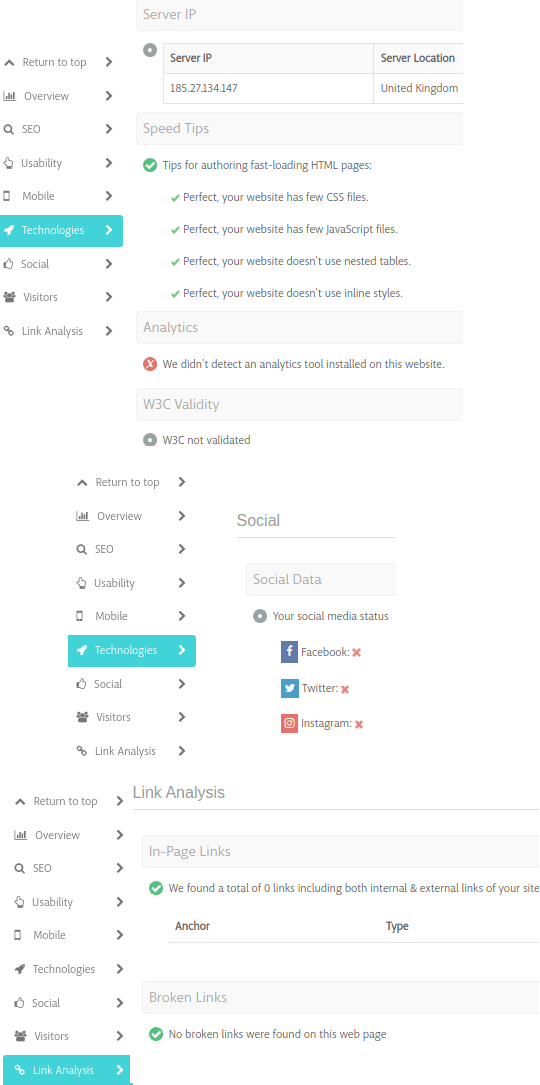 SeoBundl analisis tautan media sosial