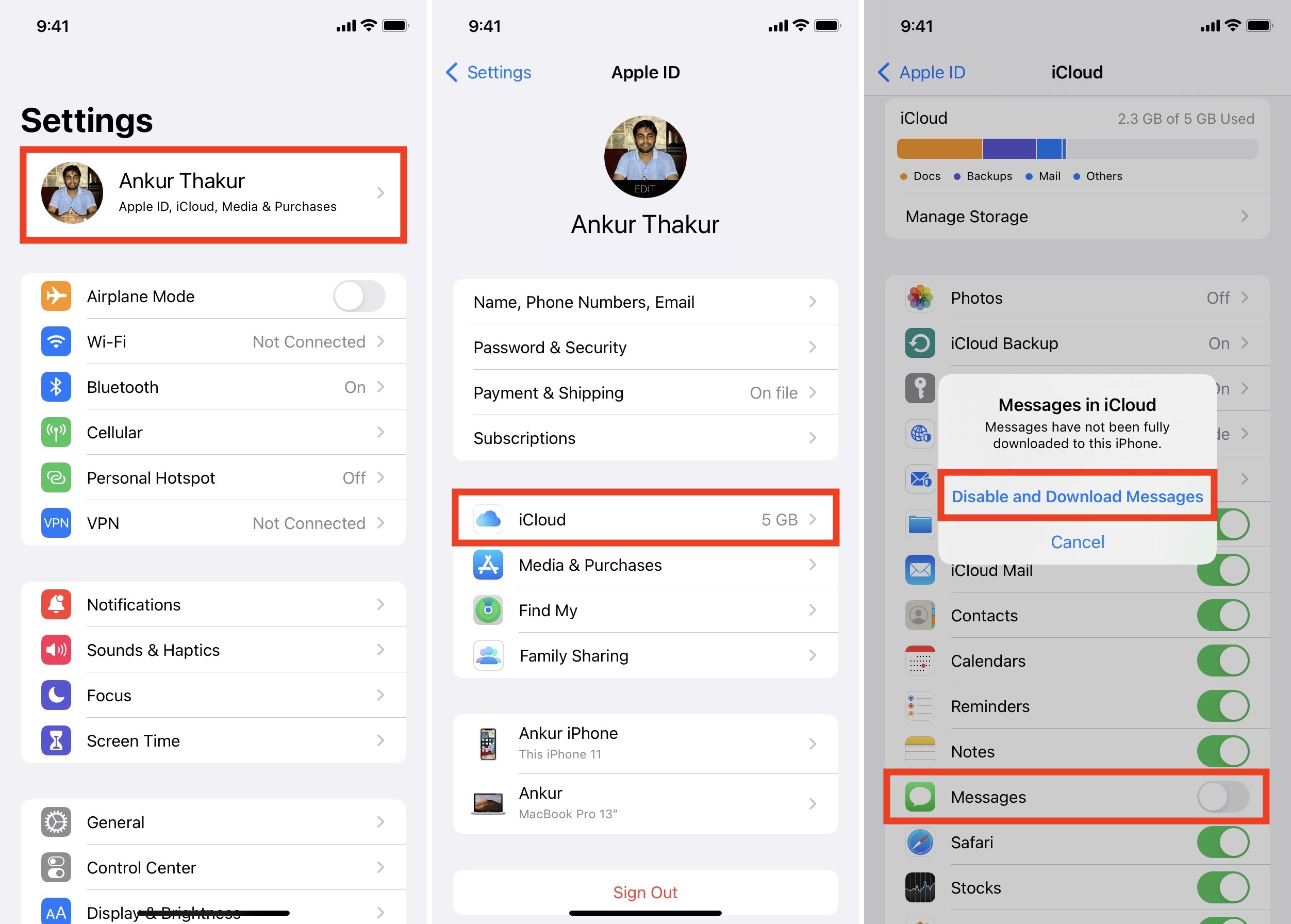 Cara memperbaiki iMessage tidak berfungsi di iPhone dan iPad ID Atsit