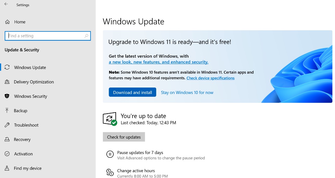 windows 10 to 11 free upgrade