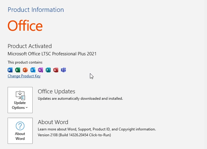 Microsoft Office 2021 Activation Key