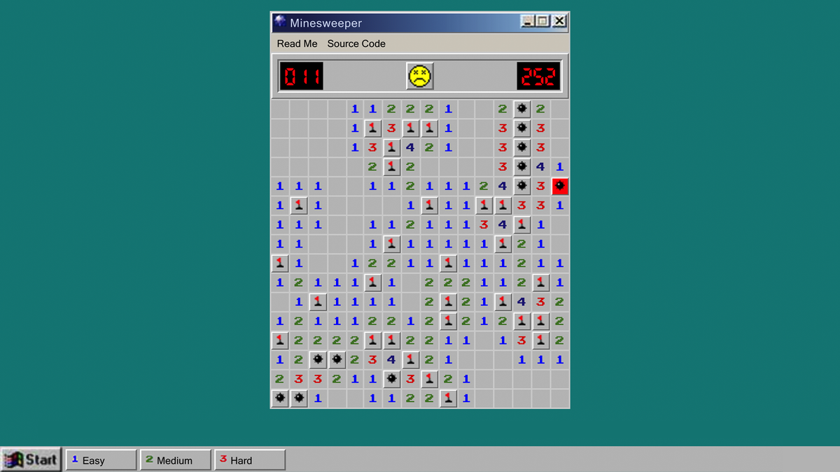 Minesweeper mainkan Selain Dino