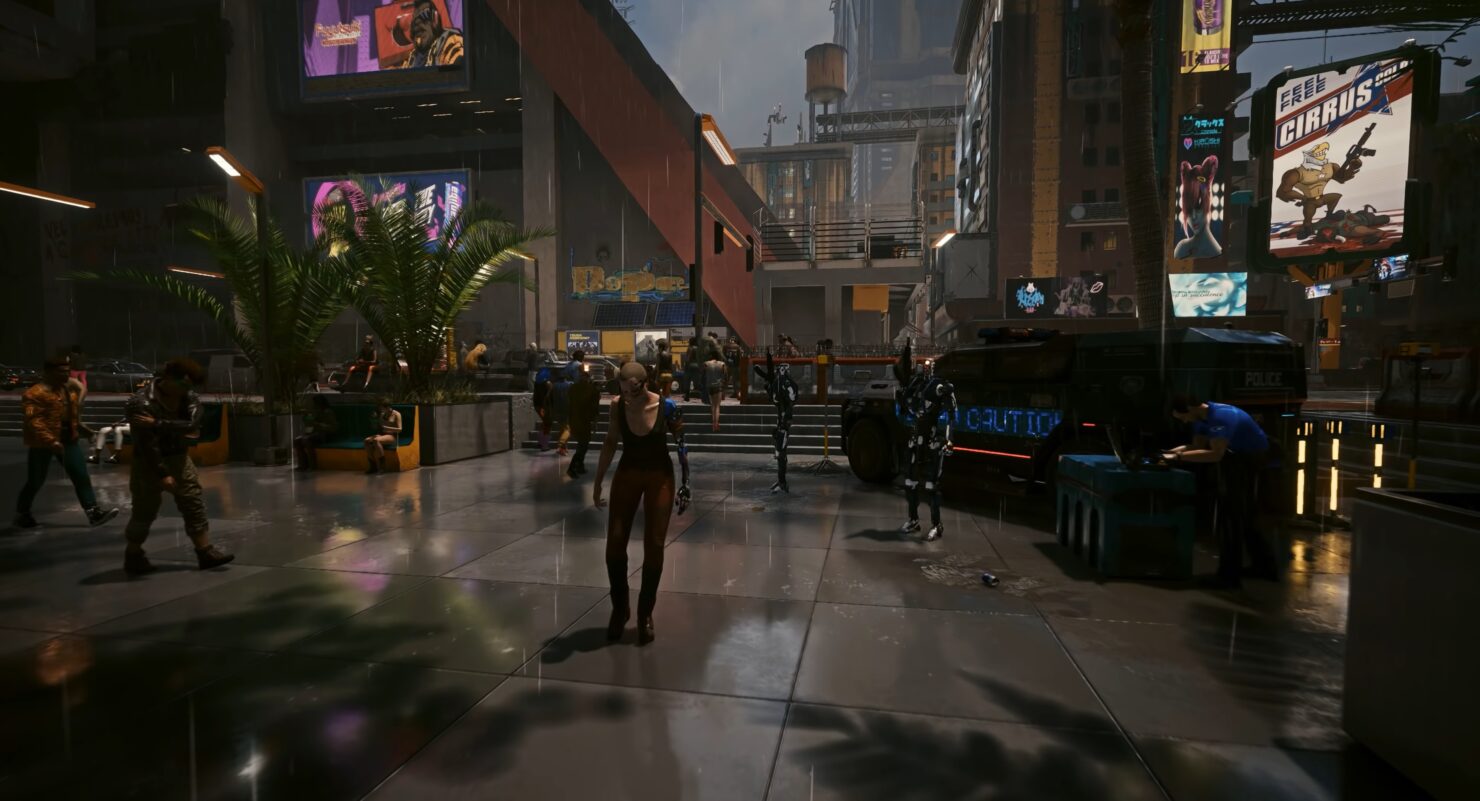 Cyberpunk 2077 Night City Terlihat Lebih Hidup Dari Sebelumnya Dengan