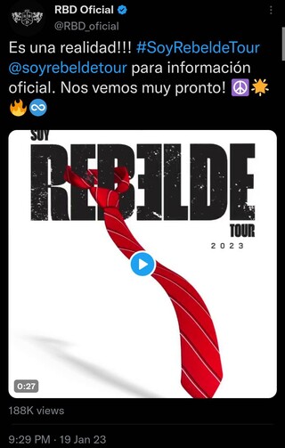 [Diperbarui] Kode presale Soy Rebelde (RBD) Tour 2023 membuat penggemar