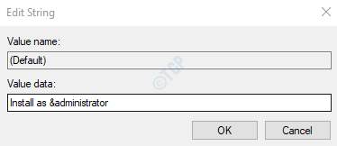 Installa come amministratore