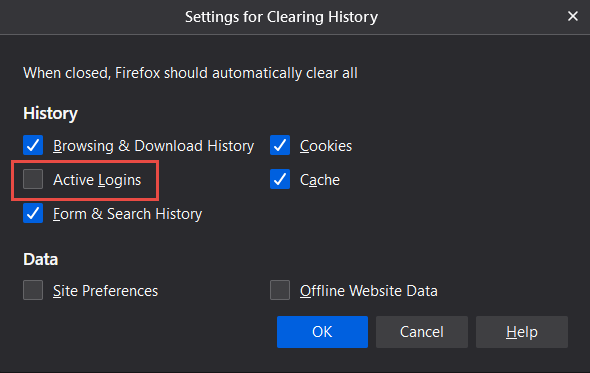 Firefox Settings Cookies