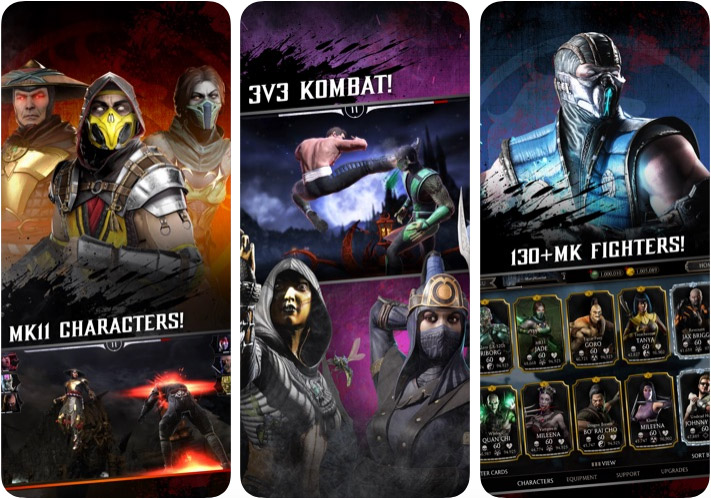 Screenshot dell'app Mortal Kombat per iPhone e iPad Fighting Game