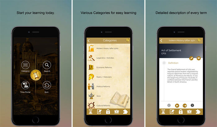 World History SMART Dictionary Screenshot app per iPhone e iPad