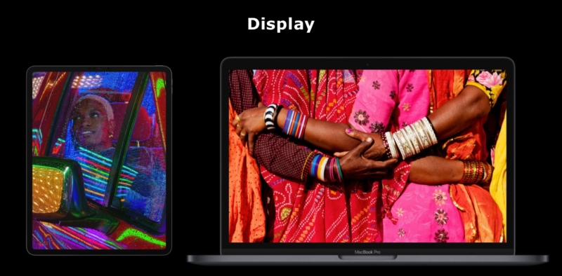 M1 iPad Pro vs M1 MacBook Pro-Display