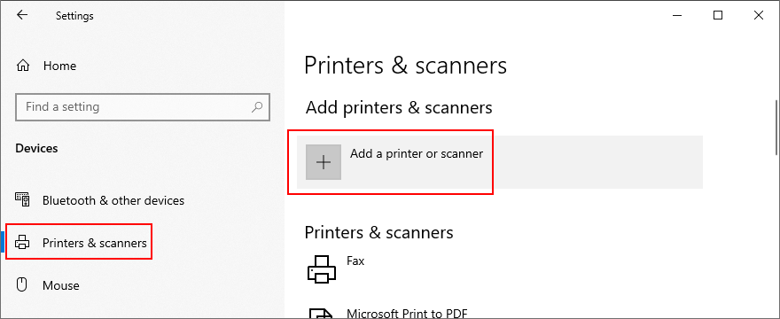Windows 10 mostra come aggiungere una stampante o uno scanner