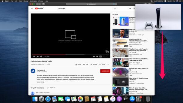 Come utilizzare il video Picture-in-Picture in Safari per Mac