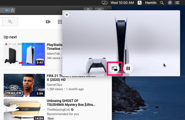 Come utilizzare il video Picture-in-Picture in Safari per Mac
