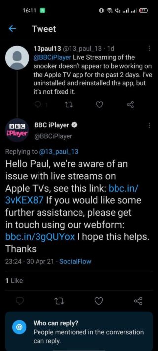 bbc-support-recognition