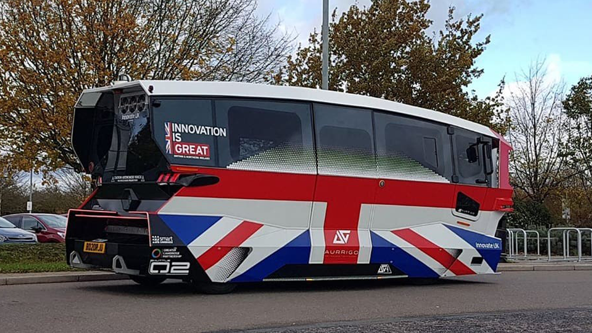Aurrigo Auto-Shuttle bus
