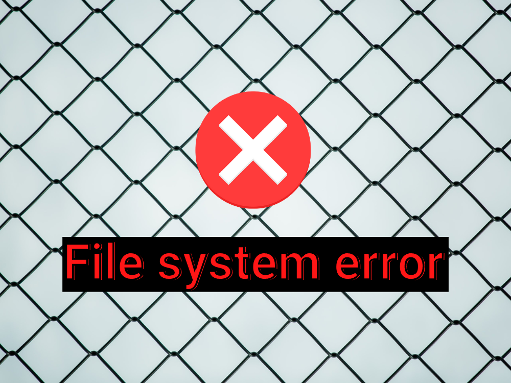 Errore del file system