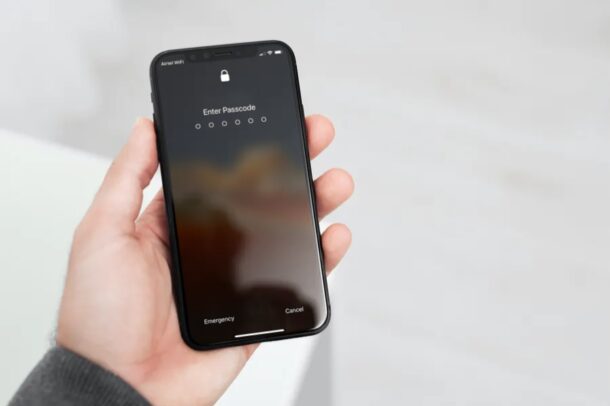 Come impostare iPhone per la cancellazione automatica dopo i tentativi falliti di passcode
