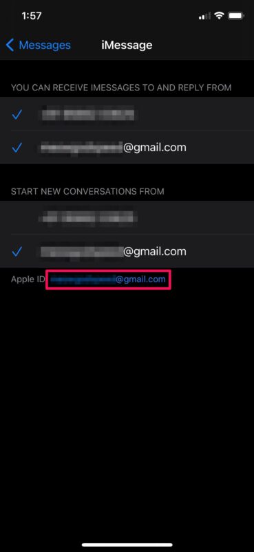 Come modificare l'ID Apple per iMessage su iPhone e iPad