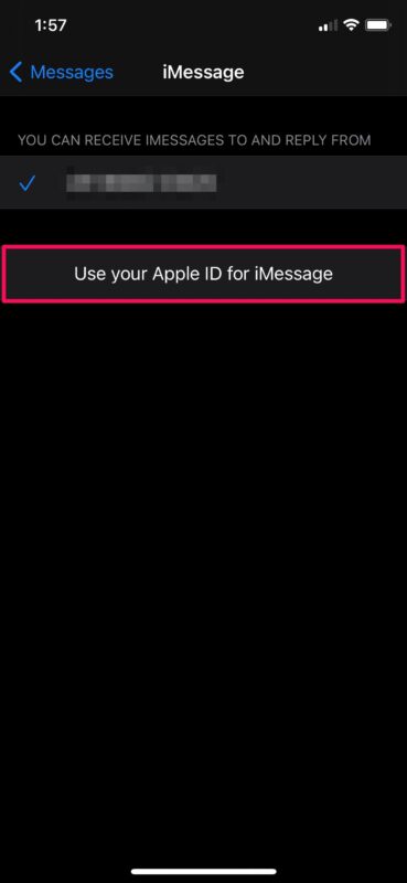 Come modificare l'ID Apple per iMessage su iPhone e iPad