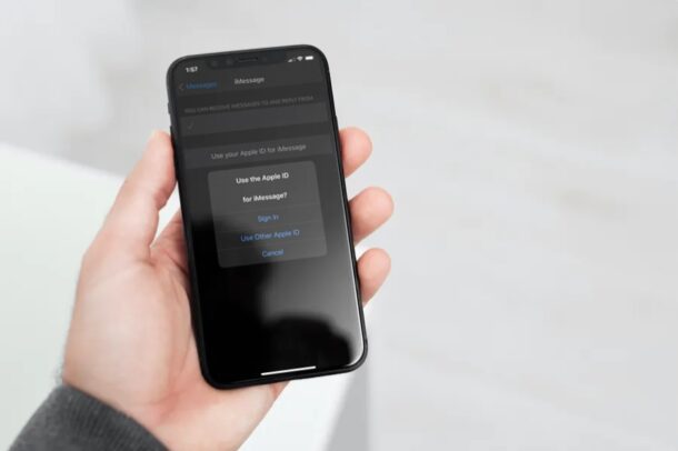 Come modificare l'ID Apple per iMessage su iPhone e iPad