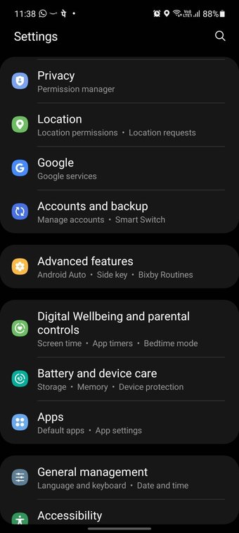 Go to digital wellbeing