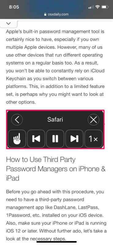 Come utilizzare la schermata di lettura in Safari su iPhone e iPad