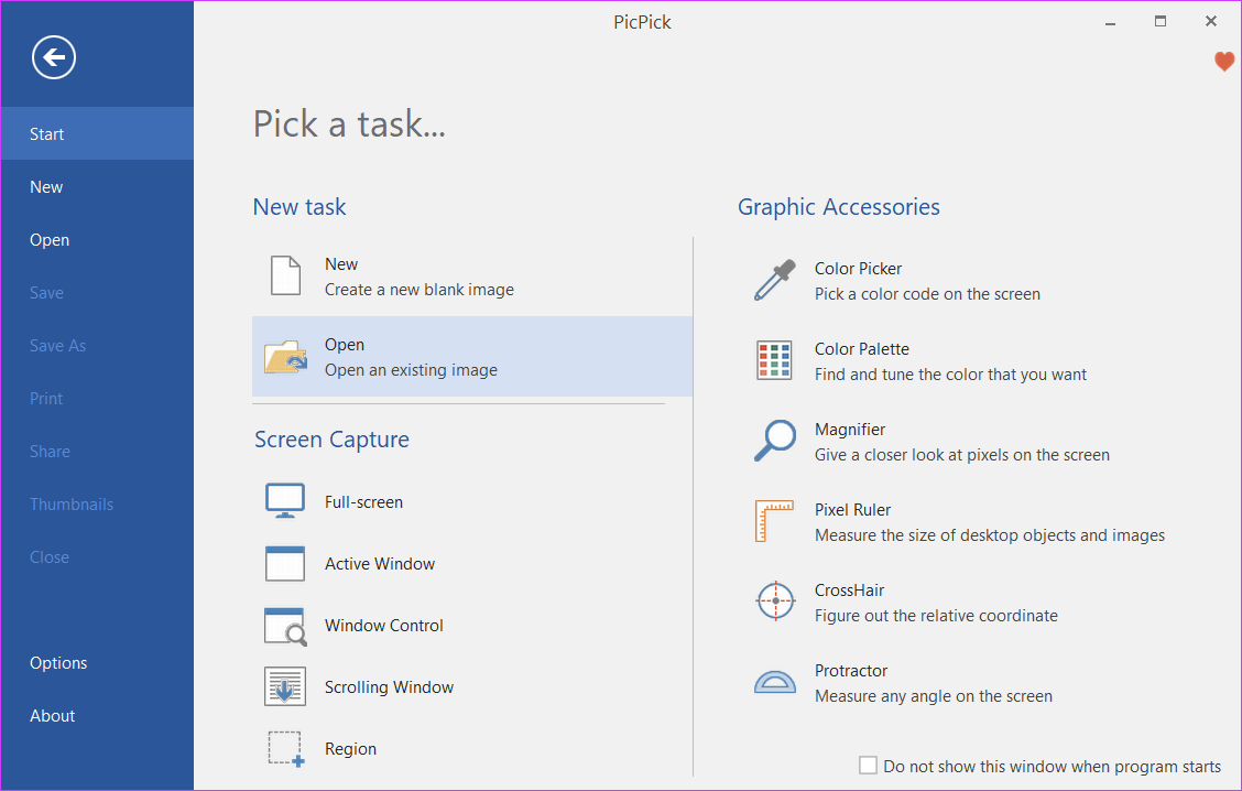 Miglior software di cattura dello schermo per pickpick di Windows 10