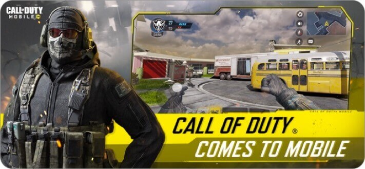 screenshot del gioco call of duty mobile iphone