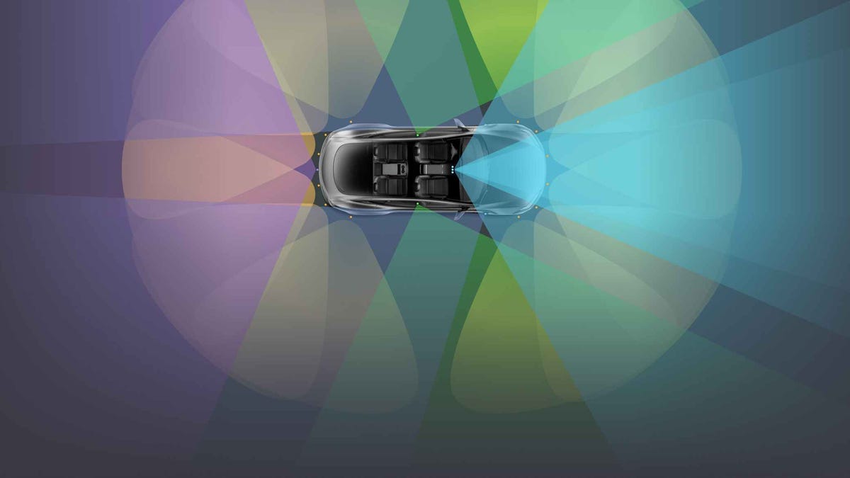 Sensori pilota automatico Tesla