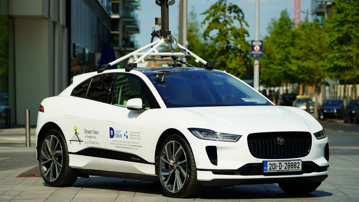 Google Street View Jaguar EV