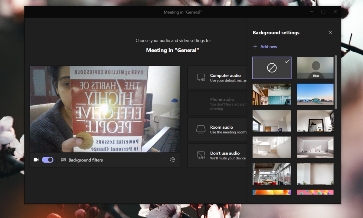 Microsoft Teams: capovolgi fotocamera orizzontalmente