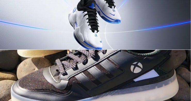 PlayStation vs Xbox shoes
