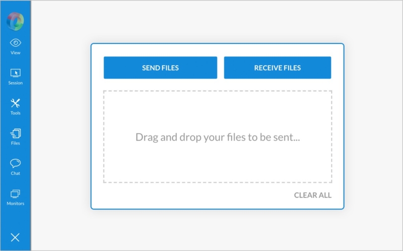 Trasferimento di file in Zoho Assist