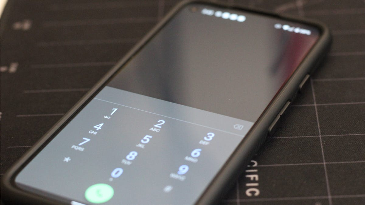 Il dialer si apre su un Pixel 5