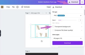 Download watermark