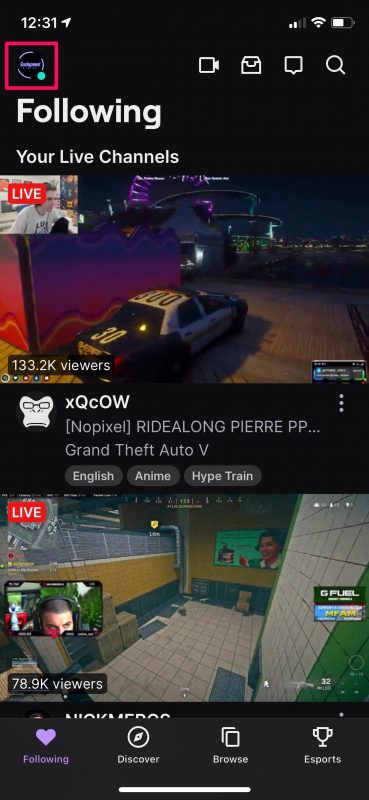 Come trasmettere giochi per iPhone su Twitch