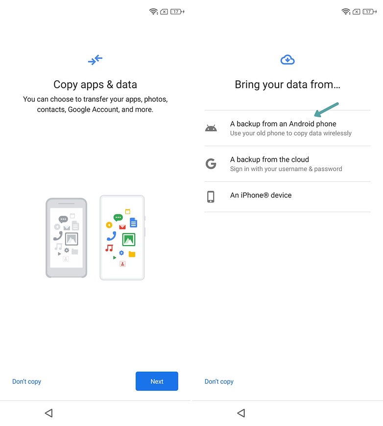 Backup da Android