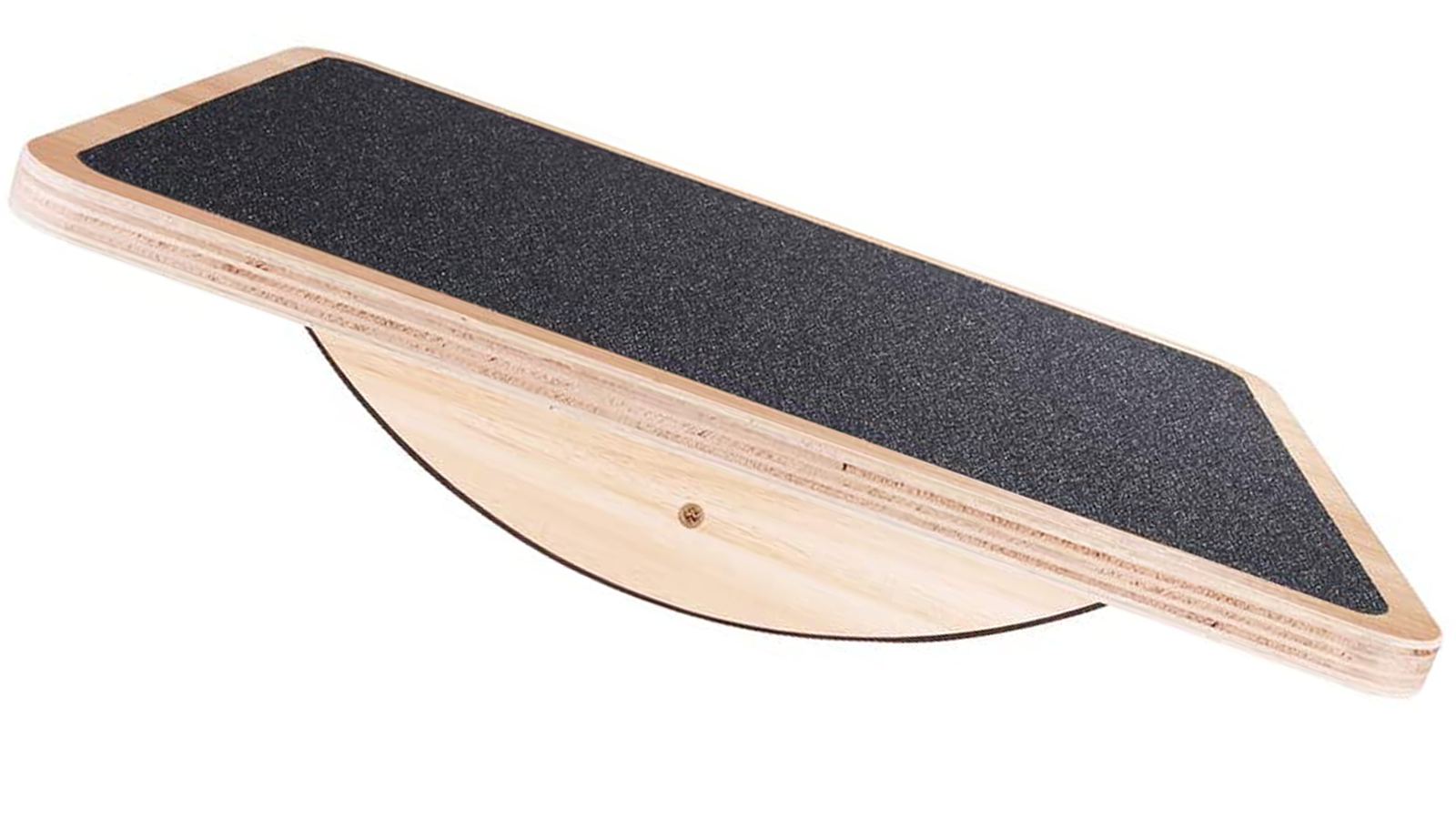Tavola di equilibrio professionale a bilanciere in legno con piattaforma aderente