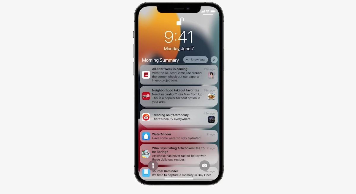Nuove notifiche e focus su iOS 15