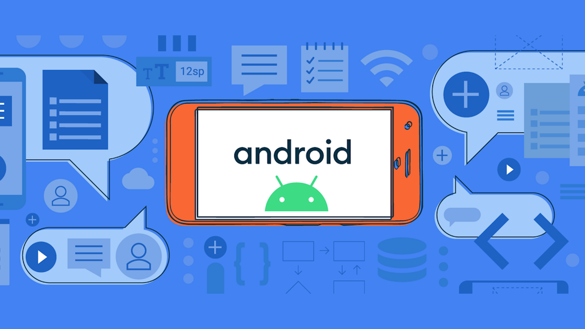 Illustrazione di un telefono con Android