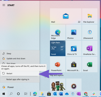 Restart PC