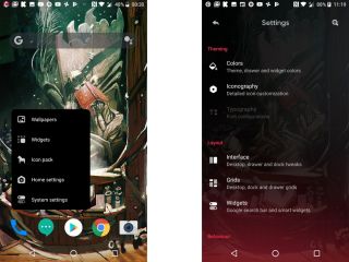 migliori lanciatori Android: hyperion launcher