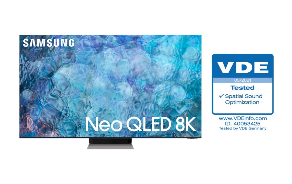 Samsung Neo QLED TV Spatial Sound Optimization Certificate VDE
