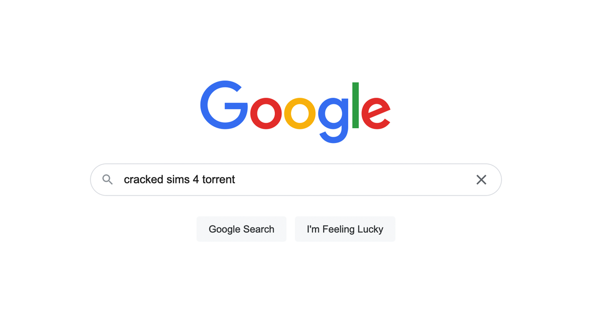 Una ricerca su Google per