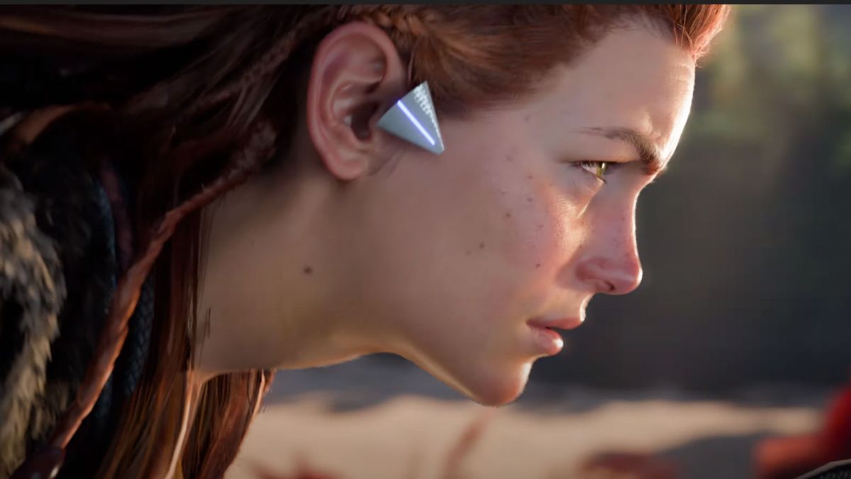 Aloy wears a focus on her journeys.