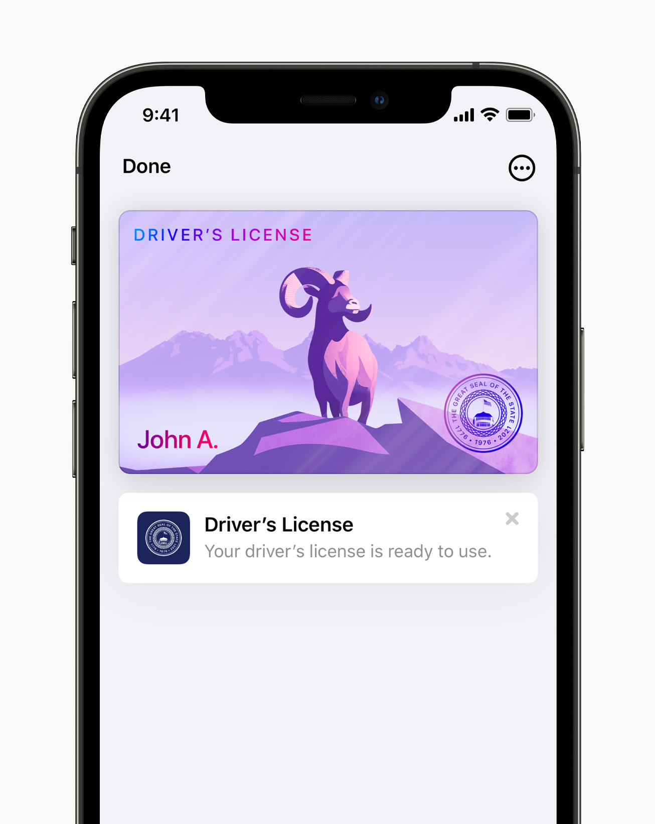 ID portafoglio su iOS 15