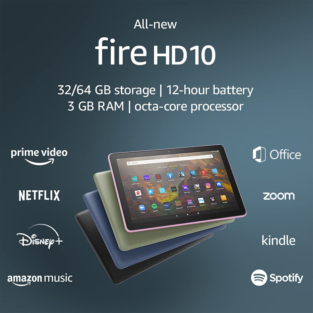 Nuovo tablet Fire HD 10, 10.1