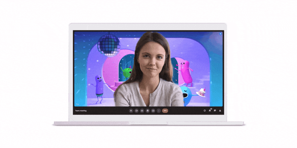 sfondo video di Google Meet